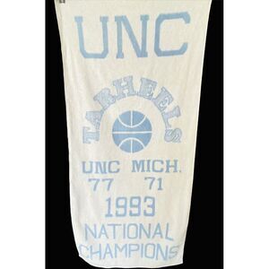 UNC Tarheel‎ Basketball Chapionship Towel 1993 VTG Cannon Mills RARE Collectible
